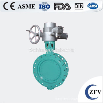 Factory Price Low Pressure Double Flange Exhaust Butterfly Valve Seat Ring